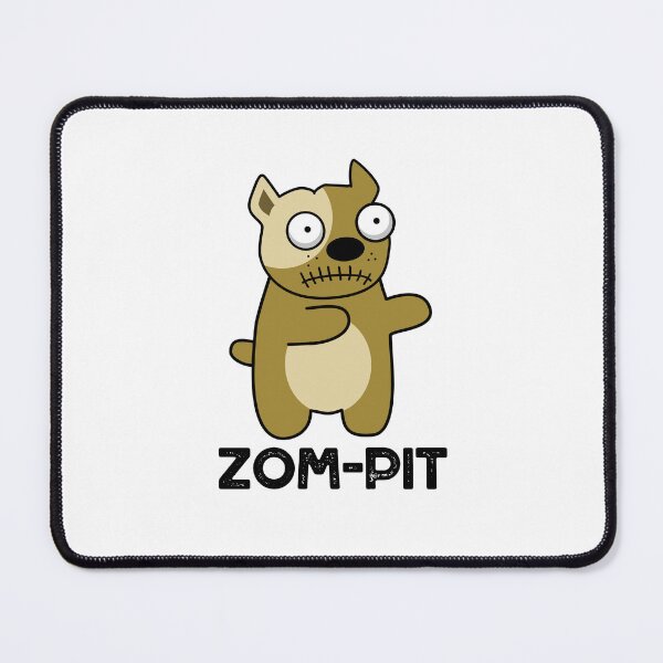 Item preview, Zom-pit Halloween Funny Zombie Pit Bull Puns designed and sold by punnybone.