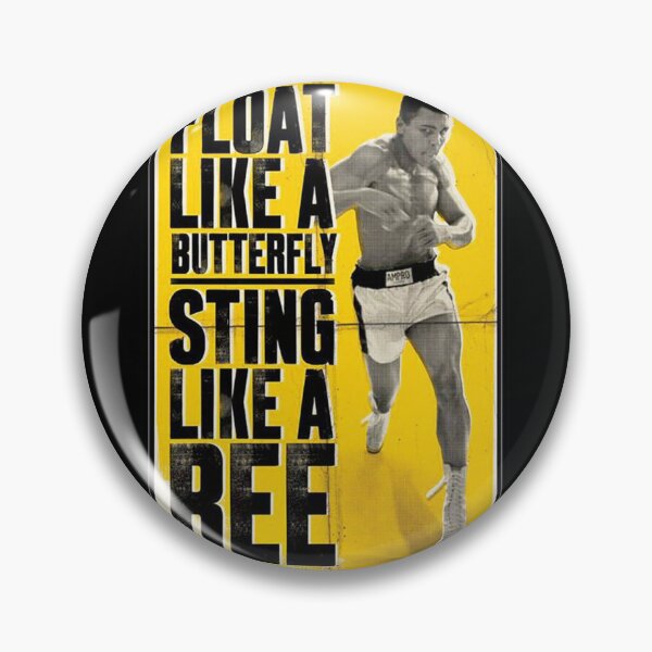 Item preview, Muhammad Ali Float Like A Butterfly Sting Like A Bee Classic E designed and sold by dierksdgdino.
