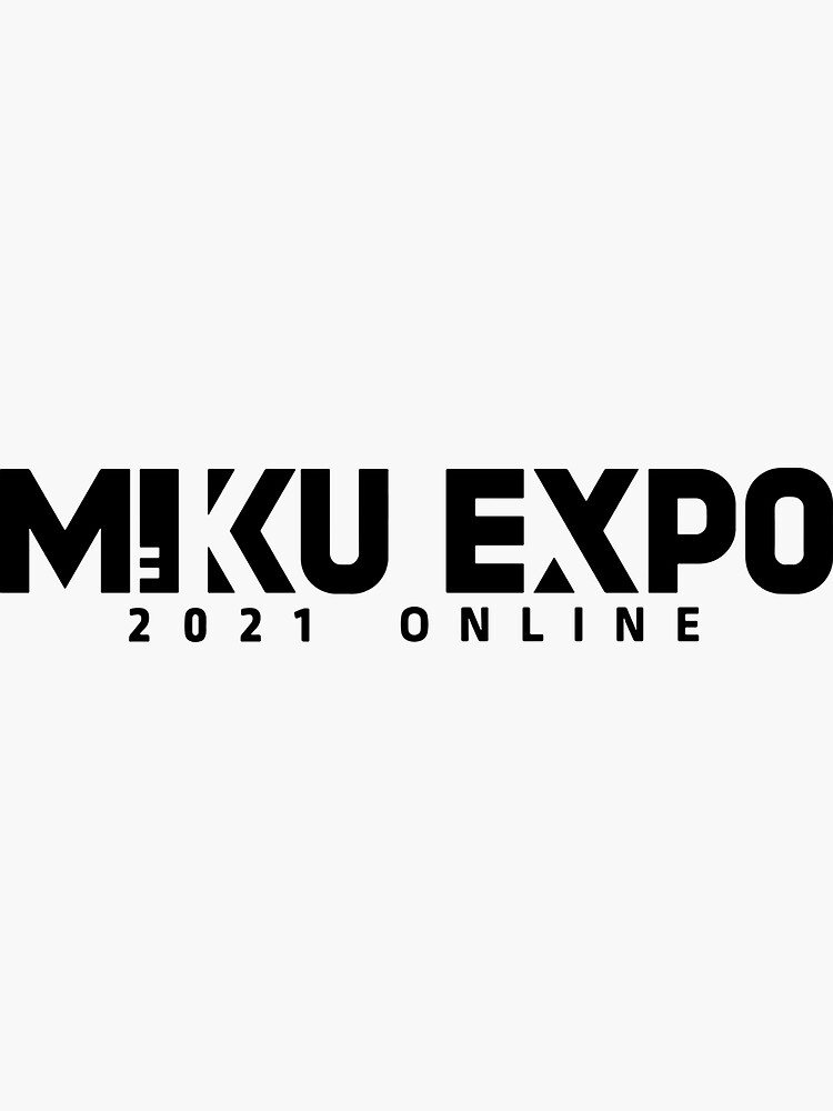 "miku expo" Sticker for Sale by JeromeLittleny Redbubble