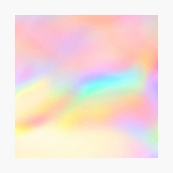 Iridescent Aesthetic Color Photographic Print