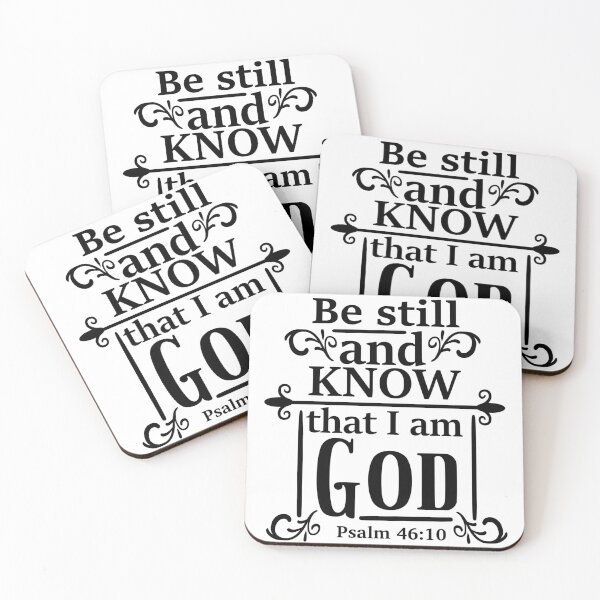 Item preview, Psalm 46 10 Bible Quotes Be Still and Know I am God designed and sold by Minnesnowta.