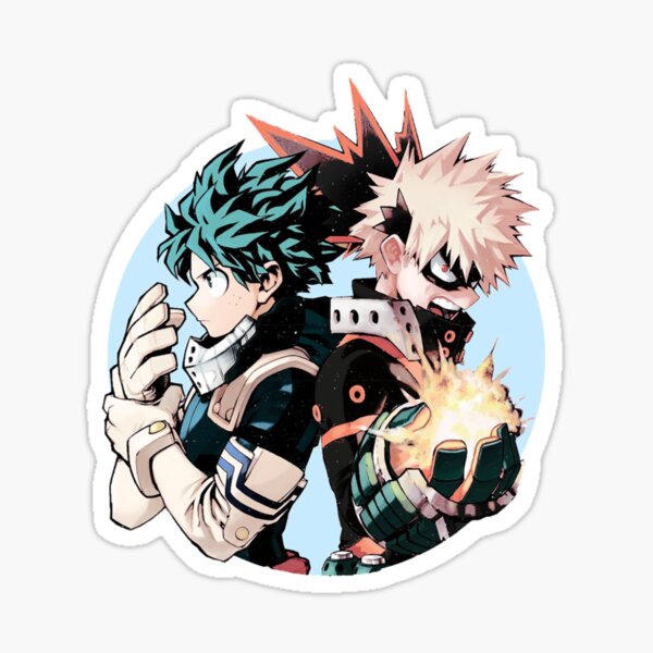 deku et bakou Sticker