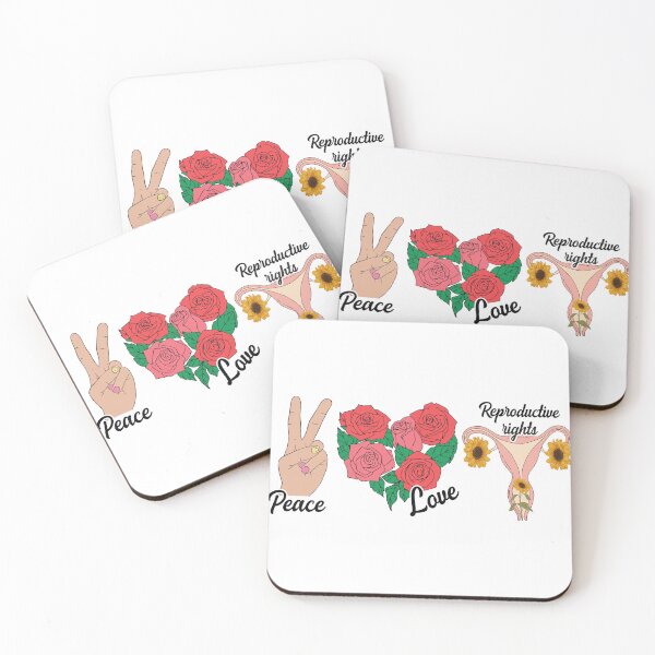 Item preview, Peace Love Reproductive Rights designed and sold by AseMeditation.