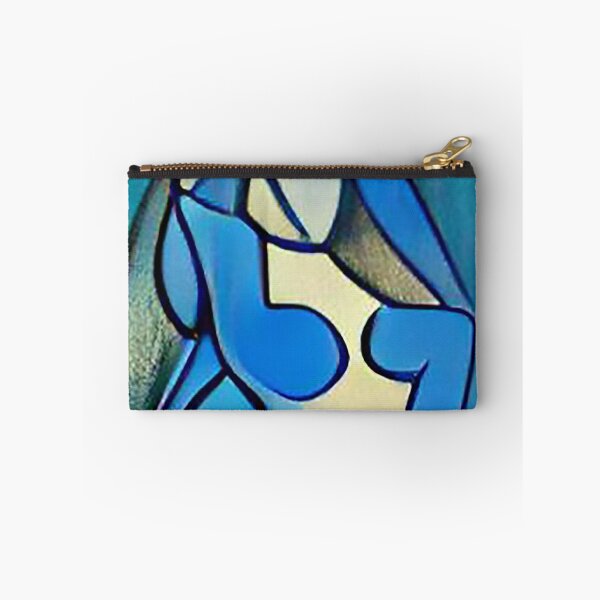 Item preview, Hip Blue Abstract Figure Modern Contemporary Female designed and sold by CattlettArt.
