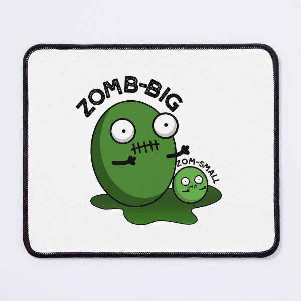 Item preview, Zom-big Zom-small Cute Halloween Zombie Pun  designed and sold by punnybone.