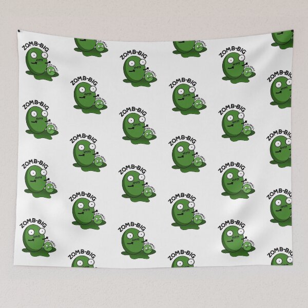 Item preview, Zom-big Zom-small Cute Halloween Zombie Pun  designed and sold by punnybone.