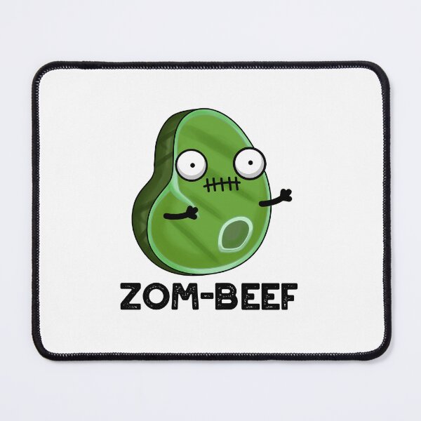 Item preview, Zom-beef Halloween Funny Zombie Meat Puns designed and sold by punnybone.