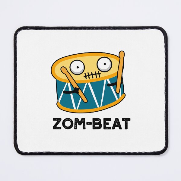 Item preview, Zom-beat Halloween Funny Zombie Drum Puns designed and sold by punnybone.