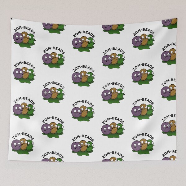 Item preview, Zom-beads Cute Halloween Zombie Beads Pun designed and sold by punnybone.