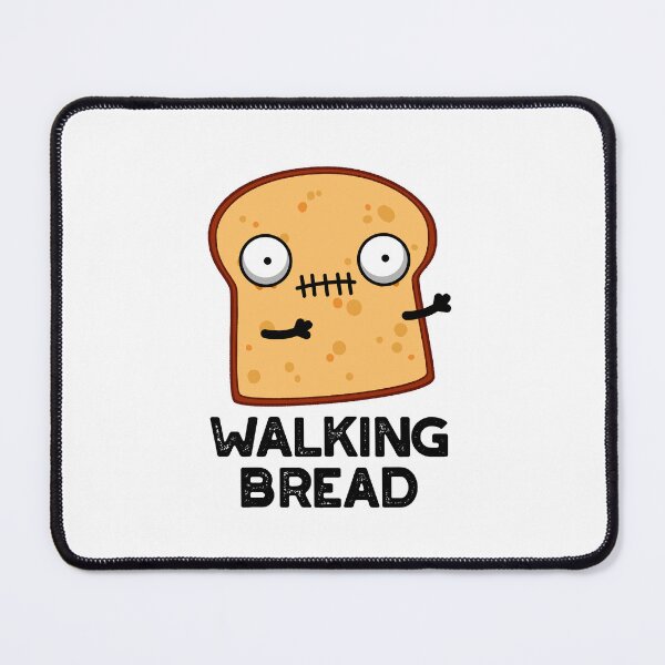 Item preview, Walking Bread Cute Halloween Zombie Food Pun  designed and sold by punnybone.