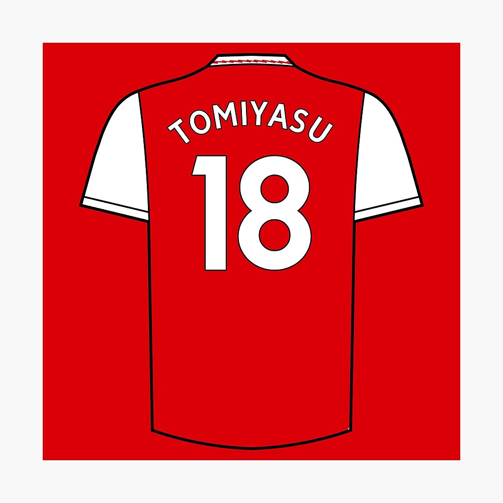 18 Takehiro Tomiyasu' Poster by Arsenal