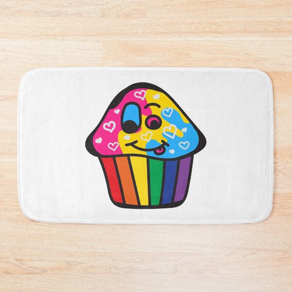 Item preview, Panromantic Pride Rainbow Cupcake designed and sold by BiOurPride.