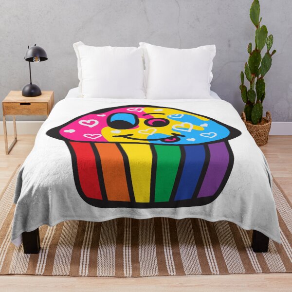 Item preview, Panromantic Pride Rainbow Cupcake designed and sold by BiOurPride.