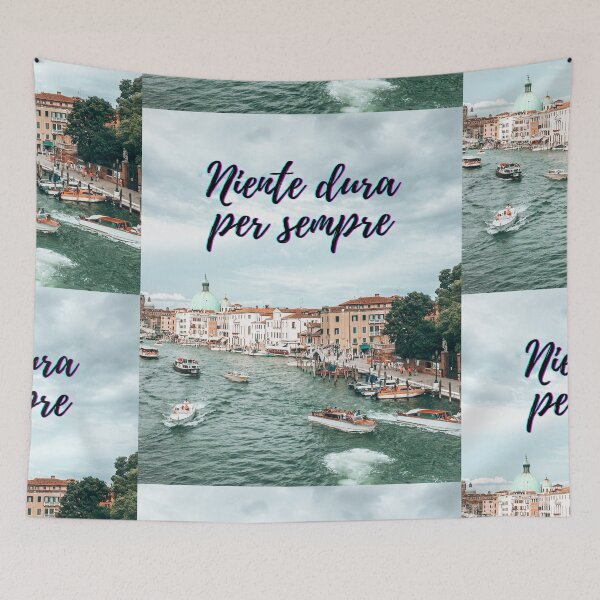 Item preview, Nothing lasts forever - popular Italian quotes theme gifts  designed and sold by RebelliousRosee.
