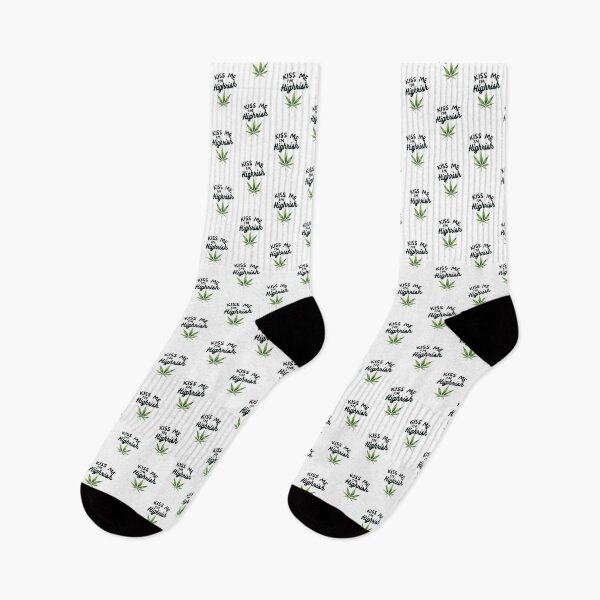 Item preview, Kiss Me Im Highrish Weed Stoner Kiss Me Funny designed and sold by BestDesignbySof.