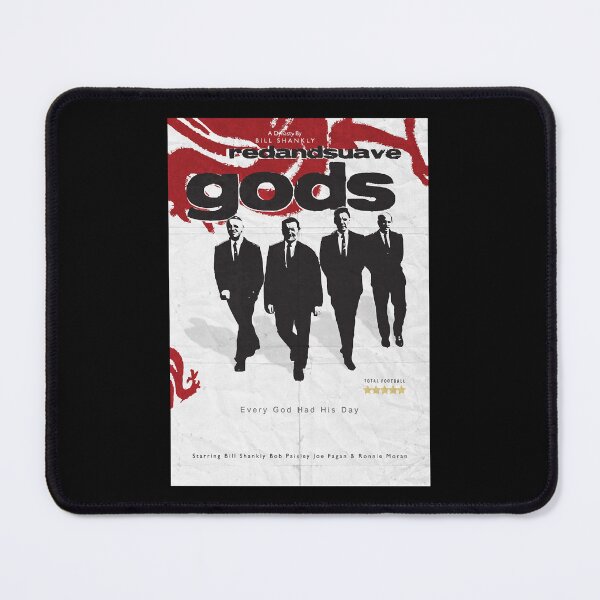 Item preview, Red and Suave Gods- Bill Shankly, Bob Paisley, Joe Fagan & Ronnie Moran designed and sold by Melvin White.