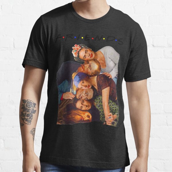 Aperçu de l'œuvre Frida-Kahlo-Van-Gogh-Mona-Lisa-Dali-Salvador-Friends créée et vendue par lyttlecoyazoa.