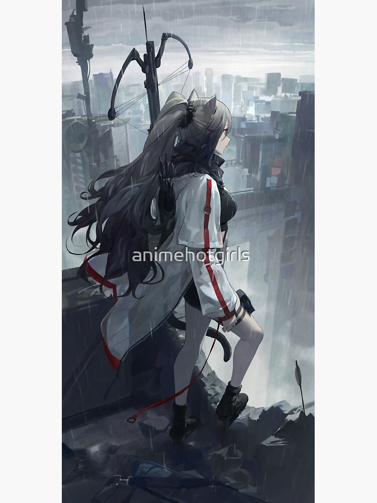 "Skyline Schwarz Arknights" Sticker for Sale by animehotgirls | Redbubble