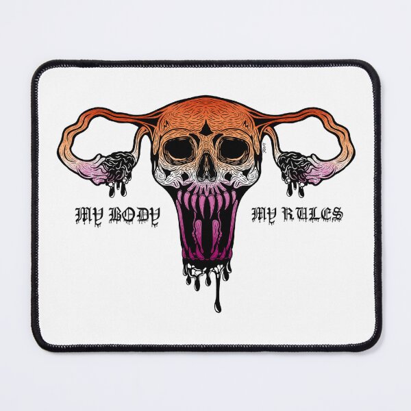 Item preview, My Body, My Rules - Lesbian designed and sold by jwolfartwork.