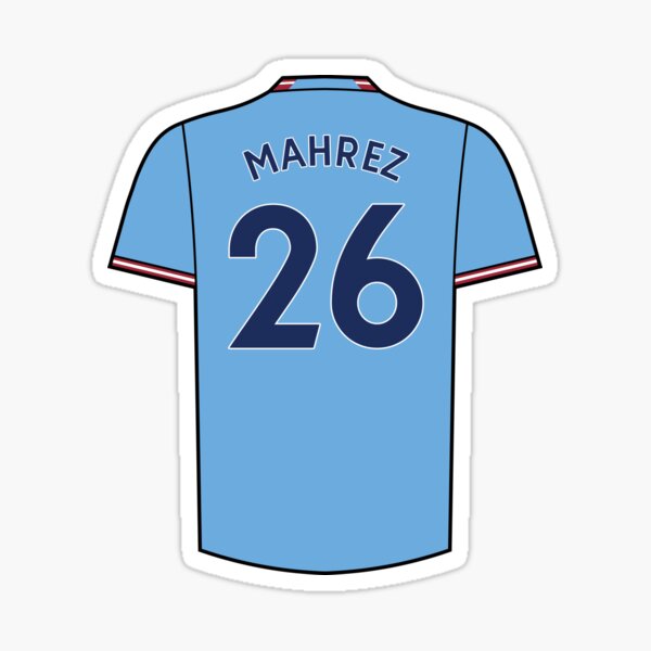 Leicester City No26 Mahrez Home Long Sleeves Soccer Country Jersey