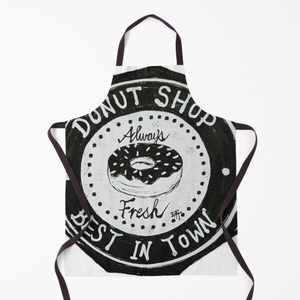 Item preview, Donut - vintage restaurant 70s 60s chef stamp designed and sold by YKSBYOFS YKSBYOFS.