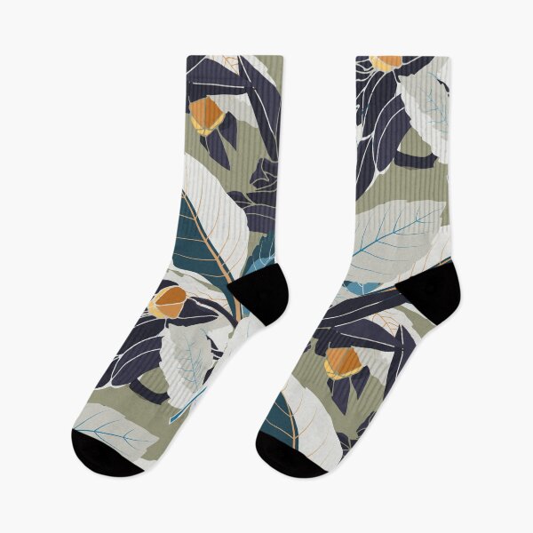 Item preview, Pretty abstract floral leaves designed and sold by FGCART.