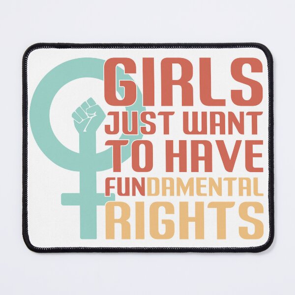 Item preview, Girls Just Want to Have Fundamental Rights designed and sold by AseMeditation.