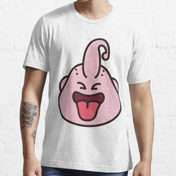 Camiseta T-Shirt Dragon Ball Majin Boo Versão Magro Algodão - Preto