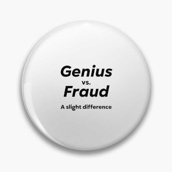 Item preview, Genius vs Fraud. A slight difference. designed and sold by 1Lio.
