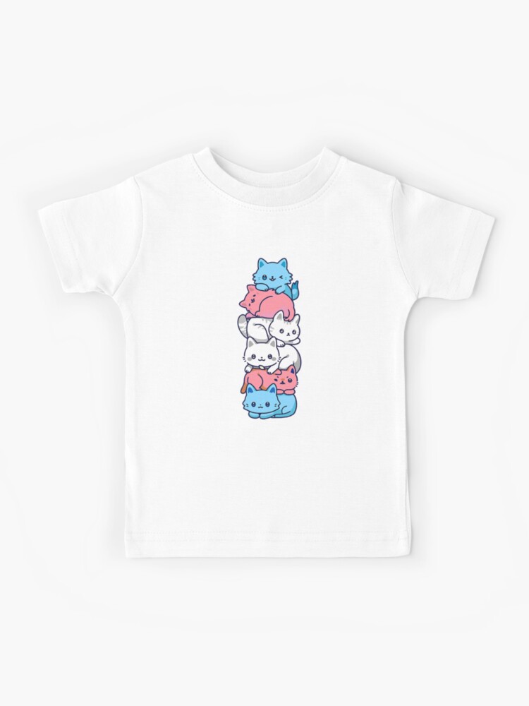 Kinder T Shirt for Sale mit Transgender Pride Cat LGBT Trans Flag Cute Cats Pile Geschenke von Melvin White Redbubble