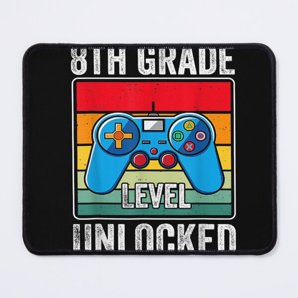 Item preview, Gamer Boys Girls 8th Grade Level Unlocked Back To School T-Shirt designed and sold by BaseLance.
