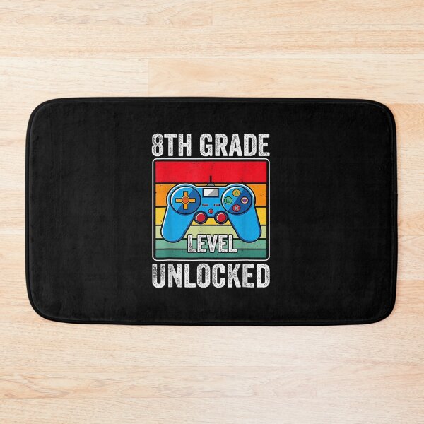 Item preview, Gamer Boys Girls 8th Grade Level Unlocked Back To School T-Shirt designed and sold by BaseLance.