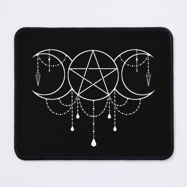 Item preview, Triple Moon Goddess Pentacle designed and sold by DistressedSwan.