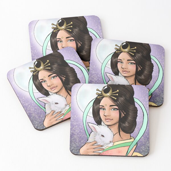 Item preview, Lunar Rabbit Chinese moon goddess designed and sold by Mariko Konno.