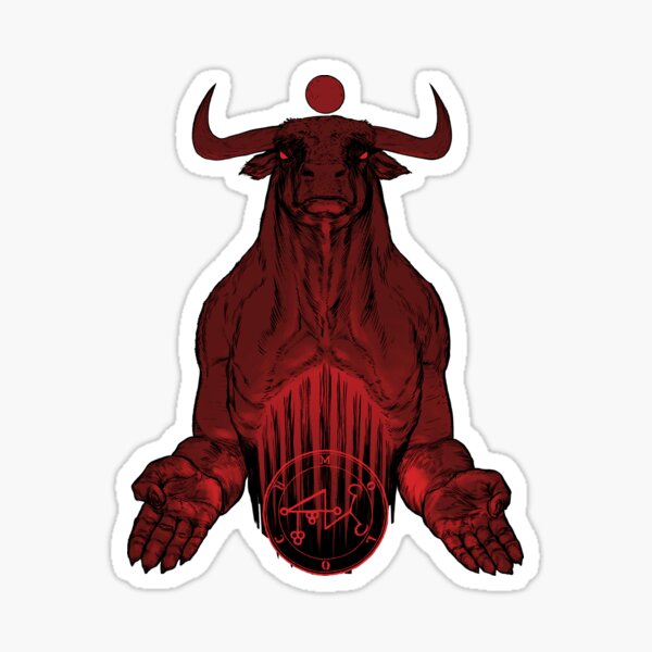 Dictionnaire Infernal: Moloch (Red Variant) Sticker