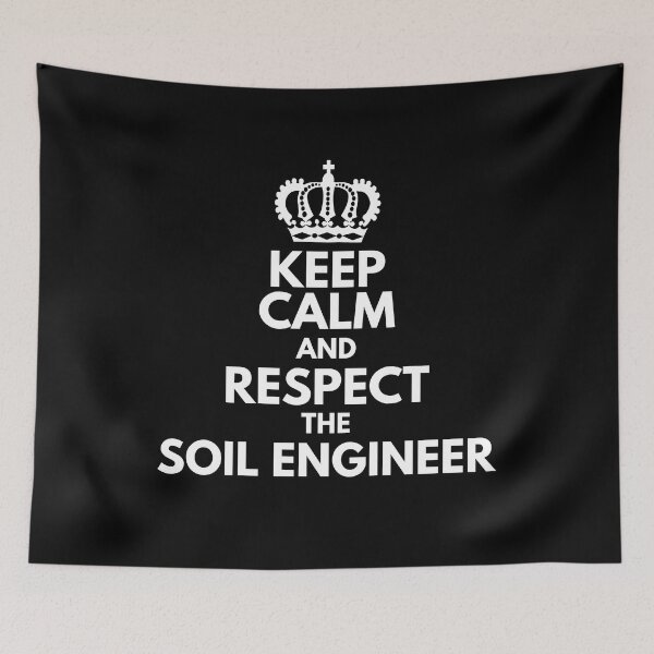 Item preview, Keep Calm And Respect The Soil Engineer designed and sold by ProtonProject.