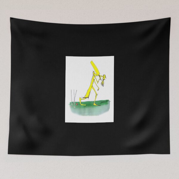 Item preview, Aussie Cricket Old Father Time Tony Fernandes Sticker designed and sold by felyn3gloria.