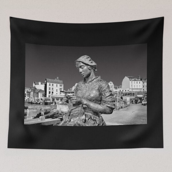Item preview, Bridlington Gansey Girl Monochrome  designed and sold by Alisonchambers2.