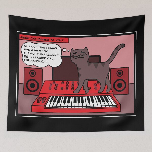 Item preview, Synth Cat Red designed and sold by AtomicMalibu.