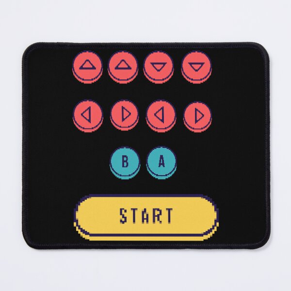 Item preview, Up Up Down Down Left Right Left Right B A Start - Konami Cheat Code Pixelated designed and sold by buoyantpotato.