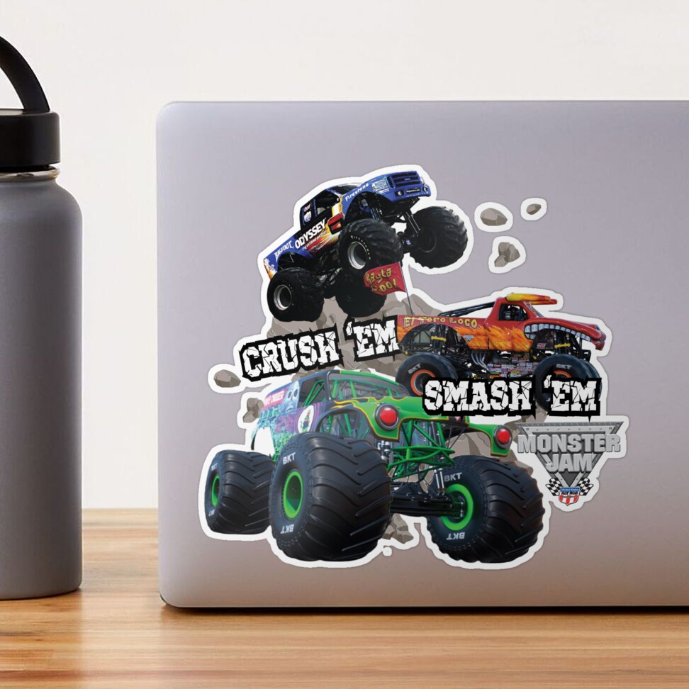 Monster Truck Personalized Thermos