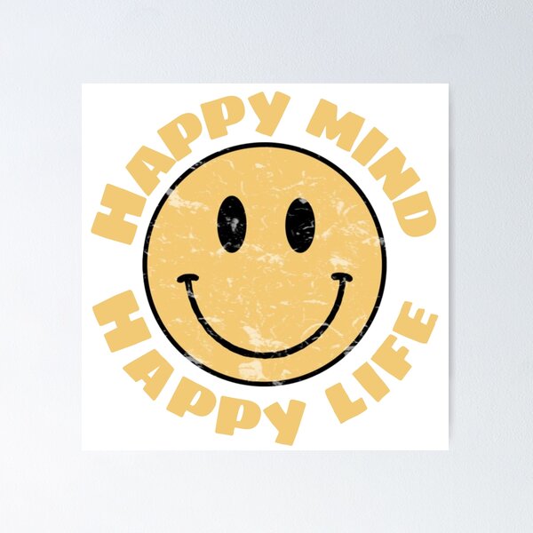 Item preview, Happy mind, happy life designed and sold by Meriah Carson.