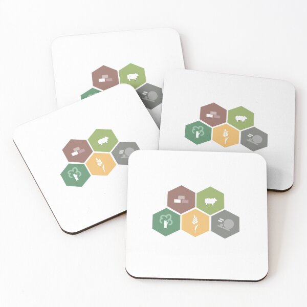 Item preview, Settlers of Catan Tiles designed and sold by LAMALAN.