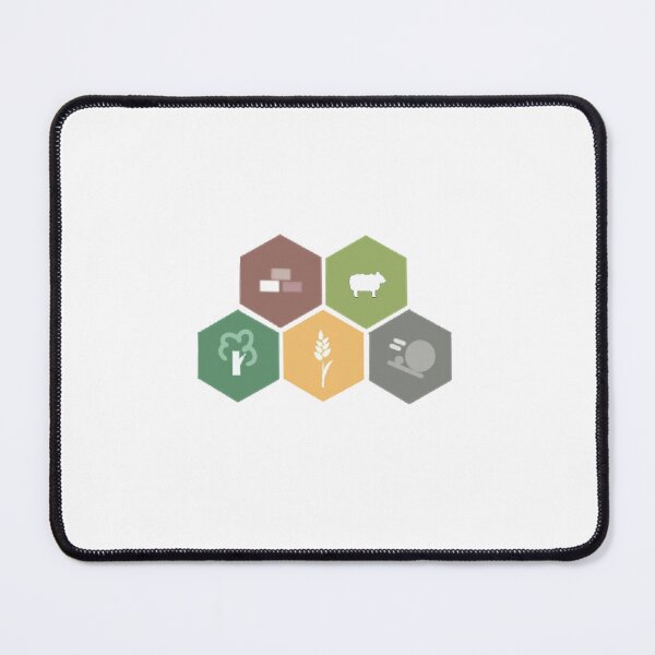 Item preview, Settlers of Catan Tiles designed and sold by LAMALAN.