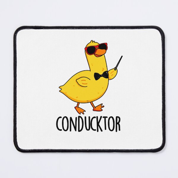 Item preview, Con-duck-tor Funny Music Conductor Duck Puns designed and sold by punnybone.