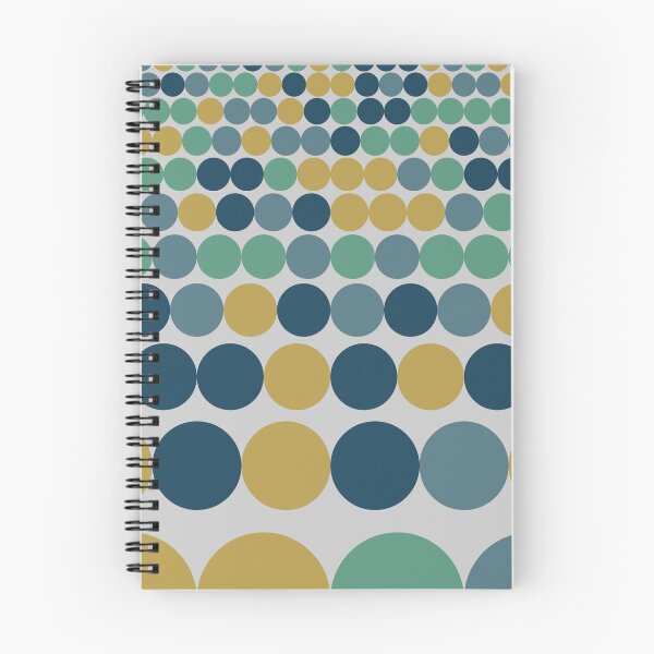 Item preview, No.10 Circles Force (marrón, azul y turquesa) designed and sold by MiniFlakey.