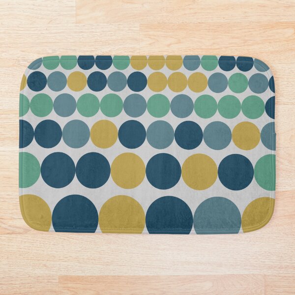Item preview, No.10 Circles Force (marrón, azul y turquesa) designed and sold by MiniFlakey.