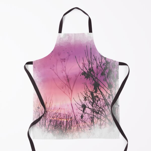 Item preview, Bushes on Sunset - Watercolor Painting designed and sold by Unaiza Khalid.