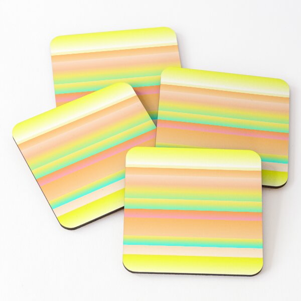Item preview, Soft autumn palette striped | light autumn colors stripes designed and sold by lausn.
