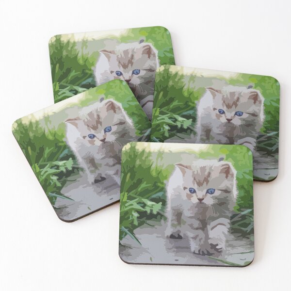 Item preview, American Shorthair Kitten Digital Painting designed and sold by Positive Lad.